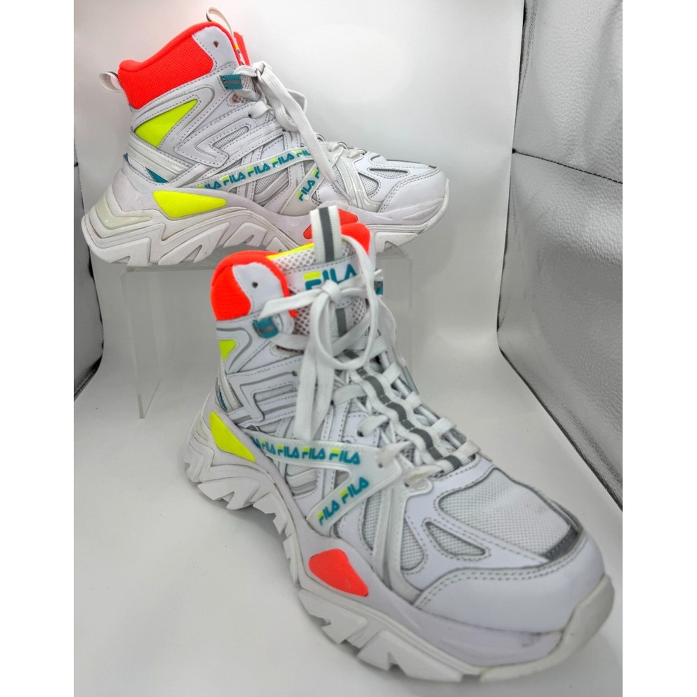 New Fila ELECTROVE 2 High Electron Two High Tops Woman's Size 8 5RM02187-199